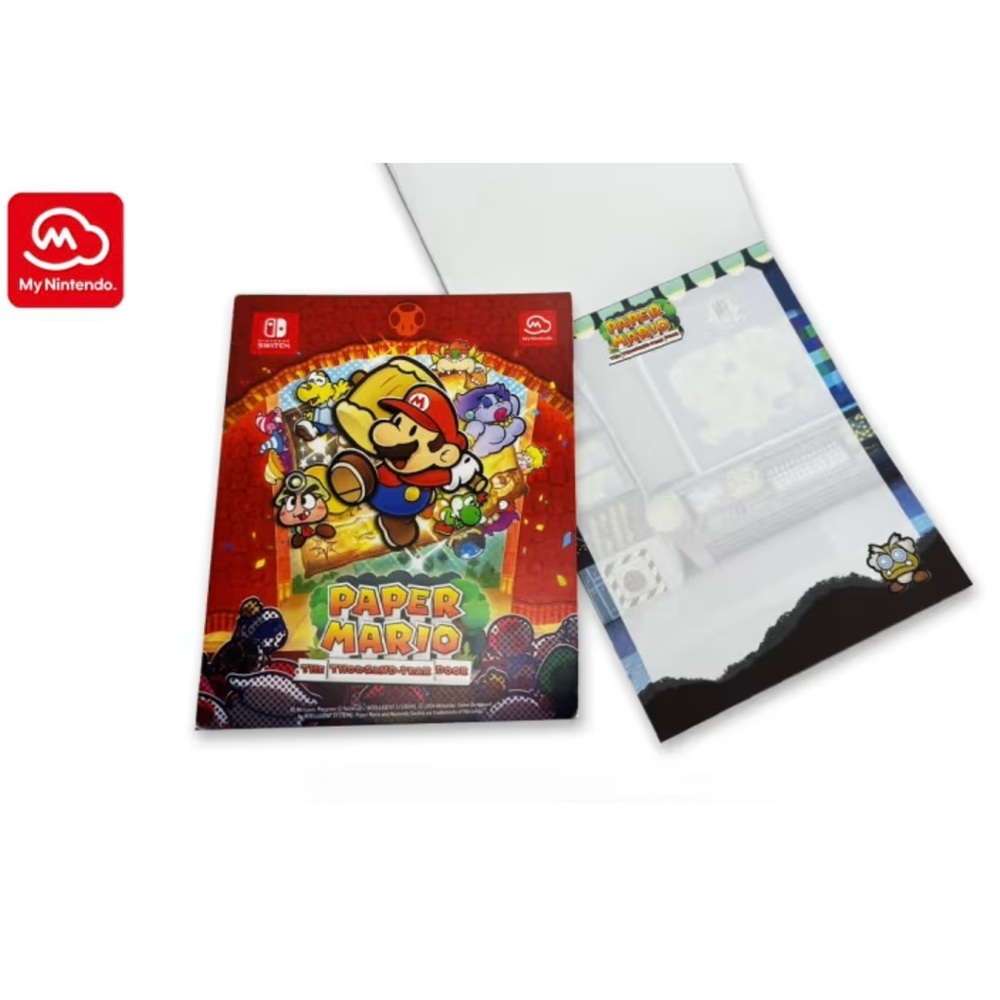 Paper Mario The Thousand Year Door Character Paper Note Pad